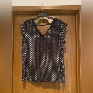 DR2 Black and White Patterned Blouse
